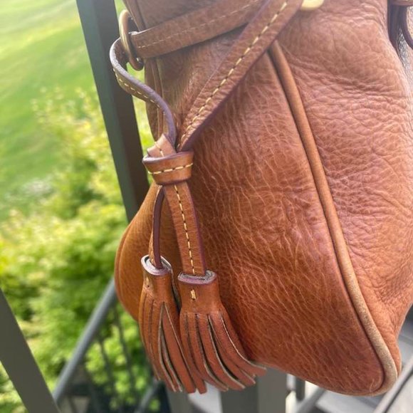 Dooney and Bourke Florentine Domed Buckle Satchel - Natural - Picture 10 of 16